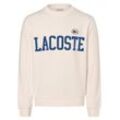 Lacoste Sweatshirt Herren Baumwolle bedruckt, ecru