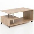 WOHNLING Couchtisch sonoma-eiche 105,0 x 60,0 x 48,0 cm