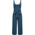 Ragwear Jumpsuit Lisseta Langer Damen Overall mit Bindegürtel, grün