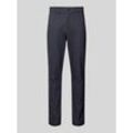Slim Fit Hose in unifarbenem Design Modell 'Philip'