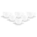 Seltmann Weiden Milchkaffeetassen mit Untertassen Nori Home 370 ml 6er Set