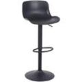 Bar Louncth interne Socke mit Polypropylensitz und einstellbare Basis in Tirolstahl - Black