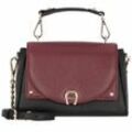 AIGNER Diadora Handtasche Leder 24 cm burgundy