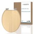 SCHÜTTE MDF WC-Sitz NATURAL WOOD, mit Absenkautomatik