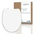 SCHÜTTE Duroplast WC-Sitz WHITE, mit Absenkautomatik