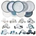 BRUNNER Melamin Ess Geschirr Set Lunch Box 16-teilig Camping Reise Teller Becher Variante: Stonetouch Odette