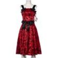 Hell Bunny Damen Kleid, rot, Gr. 34