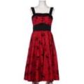 Hell Bunny Damen Kleid, rot, Gr. 36