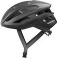 Fahrradhelm ABUS "POWERDOME" Gr. S, schwarz (mattschwarz), Helme, S Kopfumfang: 51cm - 55cm, unifarben, matt