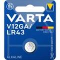 Knopfzelle V12GA LR43 1,5V (1er Blister) - Varta