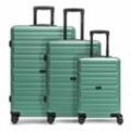 Redolz Essentials 08 3-SET 4 Rollen Kofferset 3-teilig green-blue 2