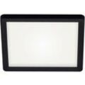 Led Panel Slim 19 cm, schwarz, utraflach led Panel - Briloner