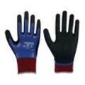 Handschuhe Solidstar Nitril Grip Complete 1462 Größe 9 blau EN420+EN388 PSA-Kategorie ii