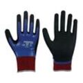 Handschuhe Solidstar Nitril Grip Complete 1462 Größe 10 blau EN420+EN388 PSA-Kategorie ii