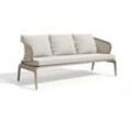 Moderenes Garten Sofa KAPSTADT 3-Sitzer Outdoor Couch Gartensofa - Beige