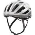 Fahrradhelm ABUS "POWERDOME MIPS" Gr. L, silber (gleam silber), Helme, L Kopfumfang: 57cm - 61cm