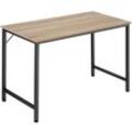 Schreibtisch Jenkins - Industrial Holz hell, Eiche Sonoma, 120 cm