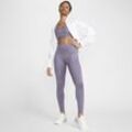 Nike Go Leggings in voller Länge mit Taschen, starkem Halt und hohem Bund für Damen - Lila