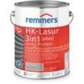 Remmers - HK-Lasur 3in1 Grey Protect [plus] platingrau, matt, 5 Liter, Holzlasur, Premium Holzlasur außen, natürliche Grautöne, 3in1 Holzschutz