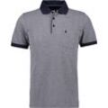 RAGMAN Poloshirt, Baumwolle, Logo-Stickerei, für Herren, grau, XXXL