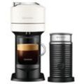 Nespresso VERTUO Next White & Aeroccino 3 schwarz Vertuo Kaffeemaschine