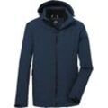 Outdoorjacke KILLTEC "KOW 22 MN JCKT" Gr. 4XL, blau (dunkelblau) Herren Jacken