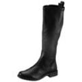 Stiefel BAGATT Gr. 39, Normalschaft, schwarz, Damen, Nappaleder, Lederimitat, unifarben, Schuhe