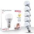 5x led Leuchtmittel E27 warmweiß 9W Energiespar-Lampen Lampe Glüh-Birne 230V set - 20