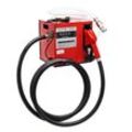 Wiltec Heizöl- und Dieselpumpe 230V/550W 60l/min selbstsansaugend, zur Wandmontage, Zapfpistole mit Abschaltautomatik, Kraftstoffpumpe