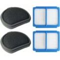 Trade Shop - Trade-Shop 4in1 Filter-Set (2x HEPA-Filter + 2x Vormotorfilter) kompatibel mit aeg QX9, FX9, QX9-1-50IB, QX9-1-ALRG, QX9-1-ANIM,