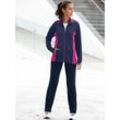 Freizeitanzug PLANTIER Gr. 44/46, blau (marine, pink) Damen Sportanzüge