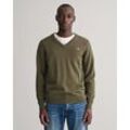 Klassischer V-Neck Pullover aus Baumwolle