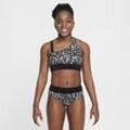 Nike Swim Wild Asymmetrischer Monokini für ältere Kinder (Mädchen) - Grau