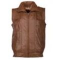 Lederweste JCC "BigVest2" Gr. 46, braun (cognac) Herren Westen