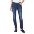 Slim-fit-Jeans MARC O'POLO "aus stretchigem Cashmere-Touch-Denim" Gr. 25, Länge 30, blau Damen Jeans