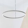 Luceplan Compendium Circle 110cm, aluminium