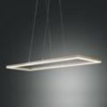 LED-Pendelleuchte Bard, 92x32cm in Mattgold-Finish