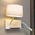 Mit LED-Lesearm - funktionelle Wandlampe Handy