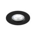 LED-Einbauleuchte Don Smart, 3er-Set, schwarz