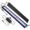 SWANEW LED Aquarium Lampe Tank Leuchtet Unterwasser Beleuchtung Dimmbar 3 Lichtmodi mit Timer,64-90cm 28W