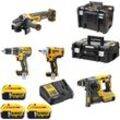 Kombopack DCK428P3T: 4 Geräte, 3 Akkus 18 Volt/5 Ah, Lader und 2 tstak - Dewalt