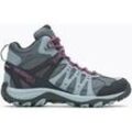 Wanderschuh MERRELL "ACCENTOR 3 SPORT MID GORETEX" Gr. 41, grau (grau, mint), Synthetik, Textil, Schuhe, wasserdicht