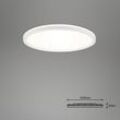 LED-Deckenlampe Slim S dimmbar CCT weiß Ø 29 cm