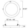 Sylvania Start 5in1 LED-Downlight Ein-/Aufbau PIR