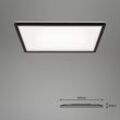 LED-Deckenlampe Slim smart schwarz dim CCT 42x42cm