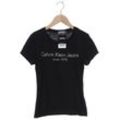 Calvin Klein Jeans Damen T-Shirt, schwarz, Gr. 34