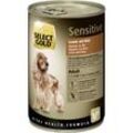 SELECT GOLD Nassfutter Hund Sensitive Adult Lamm mit Reis 24x400 g