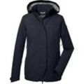 Outdoorjacke KILLTEC "KOS 11 WMN JCKT" Gr. 42, blau (navy), Damen, 100% Polyester, Jacken