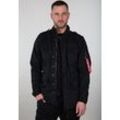 Fieldjacket ALPHA INDUSTRIES "Alpha Industries Men - Field Jackets Huntington" Gr. L, schwarz (black) Herren Jacken