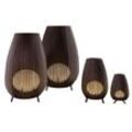 Bover Amphora LED-Terrassenleuchte, rattan brown